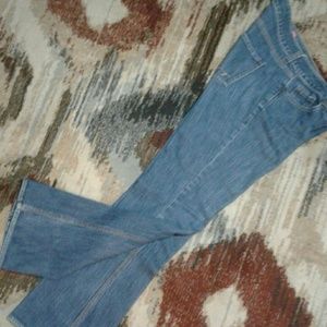 New York and Co, Curvy Flare/Boot Blue Jeans